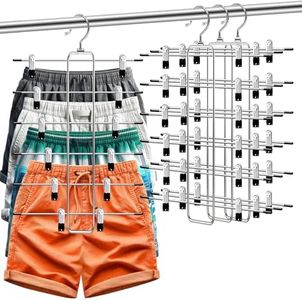 Closet-Organizers-and-Storage, Pants-Hangers-Space-Saving