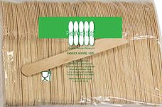 Perfect Stix Green Knive 158-250ct Disposable Wooden Knives (Pack of 250)