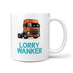 TeHe Gifts Lorry Wanker Mug Gift for Lorry Driver Driving