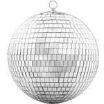 Mirror Ball -20CM Cool and Fun Silver Hanging Party Disco Ball