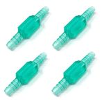 Oxygen Tubing Connector Pack of 4 | Ensures Patient Safety | Durable | Securely and reliably Attach tubing Together to Promote Patient Safety and Comfort