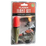 FLADEN Fishing Complete PIKE FLOAT and Accessory Kit Set - 14g Lead-Free Weight, 30lb Wire Trace, 50cm Handmade Rig, Size 4 trebles, Swivel, Stopper and 4mm Rubber Beads- Ideal for Predators [21-122]