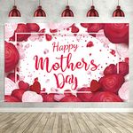 Happy Mother's Day Decorations Banner Backdrop