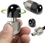 D.G. PLAYER Fidget Toys Adults: Premium Capsules Metal Magnetic Fidget Slider Cliker– Spin, Push, Wear as Pendant – Ultimate Stress Relief & Focus Enhancer for Busy Hands(Black Grey)