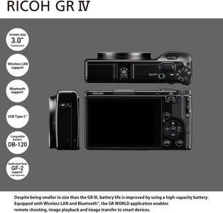 Ricoh GR IV 25.7MP Compact Camera – 28mm Wide-Angle Lens