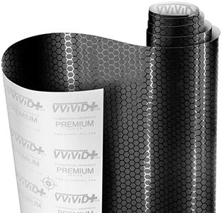 VViViD+ Honeycomb Matte Black Medium Pattern Car Wrap Vinyl (6ft x 5ft)