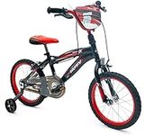 Huffy Moto X 16 Inch Boys Bike Black & Red 5-7 Year Old Quick Connect Assembly + Stabilisers