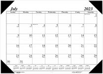 House of Doolittle 2023-2024 Monthly Desk Pad Calendar, Academic, Economy, 22 x 17 Inches, July - August (HOD12502-24)