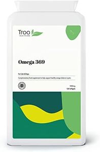 Omega 369 Pet Perfect Omega Fish Oil - for Dogs and Cats - 1000mg 120 Capsules - Daily Omega 3 6 9 Supplement for Pets - Help Maintain Healthy Skin & Coat - Support Immune and Heart Function