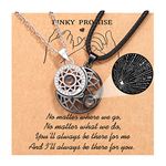 Valentines Gifts for Him Boyfriend, Couple Gifts, 100 Languages I Love You Matching Necklace Gifts for Couples Boyfriend Girlfriend Long Distance Relationship Gifts for Anniversary Birthday Him Her