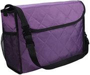 AMLESO Wheelchair Bag, with Inner Pocket Accessory Large Storage Pockets Travel Pouch Tote for Wheelchair Seniors Elderly Adults, Purple