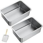 Mfancy 2 Pack Extra Large Stainless