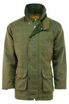 Game Mens Dark Derby Tweed 6C Shooting Jacket Coat Green