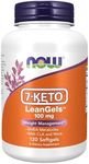 NOW Foods Supplements, 7-Keto LeanGels 100 mg with CLA, Green Tea Extract, Acetyl-L-Carnitine and Rhodiola Extract, 120 Softgels