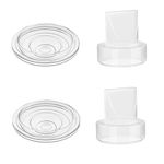 NAGRAN Duckbill Valves & Silicone Diaphragm for S9/S10/S12/S4DW,Wearable Breast Pump Universal Duckbill Valve and Silicone Diaphragm Accessories (4 Piece Set)