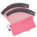 Sanitary Napkin Disposal Bag, Women Personal Disposal Bag, Self Sealing Privacy Protection Sanitary Tampons Bag, Disposal Sanitary Napkin Menstrual Liners Bag, 100 Pcs with Zipper Bag 1 Pack (Pink)