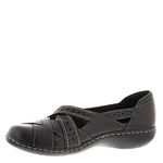 Clarks Women's ASHLAND SPIN Q Shoes, Black, 9 M US