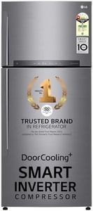 LG 506 L 1 Star Frost Free Inverter Wi-Fi Double Door Refrigerator (GN-H702HLHM, Platinum Silver3, With Hygiene Fresh+ & Door Cooling+)