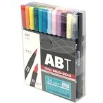 Tombow ABT Dual Brush Pen Set of 36 Assorted Colours