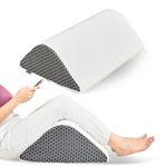 Orista Knee Wedge Pillow I Triangle Shape Orthopedic Cushion for Leg Elevation, Pain Relief, Post-Surgery Recovery I Memory Foam with Washable Cover & 2-Year Warranty