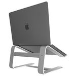 Macally ASTAND aluminum laptop stand for Apple Macbook, Macbook Air, Macbook Pro and any laptop between 10” to 17" - Silver