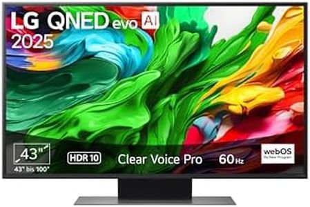 LG 43QNED86A6C TV 43 Zoll (109 cm) 4K QNED evo AI TV (α7 Gen8 4K AI Prozessor, webOS 25, 60Hz) [Modelljahr 2025]