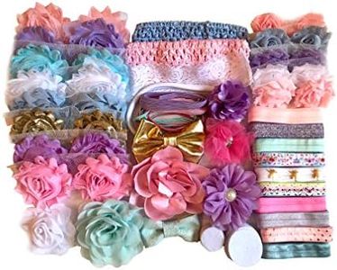 Bowtique Emilee Baby Shower Headband Kit Makes Over 30 Headbands, Baby Shower Headband Station, DIY Baby Headband Kit - Unicorn