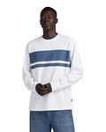 G-STAR RAW Men's Placed Stripe Boxy T-Shirt, White (white D24367-C784-110), XXL