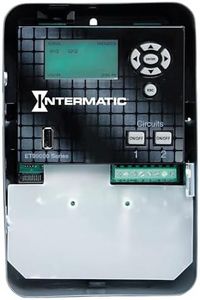 Intermatic ET90215C - 365-Day Astronomic Digital Timer - 30A SPDT 2-Circuit Timer with Ethernet Capability and 100-Hour Super Capacitor