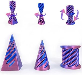 Impossible Cone Fidget Toy – 3D Printed Spiral Cone Fidget Toy for Adults, Stress Relief and Focus, Unique Fidget Cone for Anxiety & Relaxation