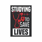 Anne Print Solutions® Studying to save life chart Posters For Hospital Posters | Nursing Home Posters | Clinic Posters Pack Of 1 Pcs Size 13 Inch X 19 Inch* Multicolor (OPTION 1)