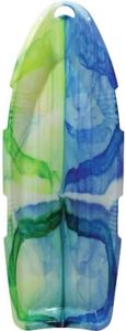 ESP 48" Day Glow Sno Cruiser Toboggan – Two-Rider Sled – Tough Polyresin, Diamond-Polished Bottom – Neon Tie Dye