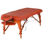 Master Massage 70cm Wide Santana Heating Top Portable Massage Table W/Carry Bag, Capacity: 300KG, Warming Therma-Top Temperature Setting System Massage Couch Spa Beauty Bed Tattoo Table (UK Plug)