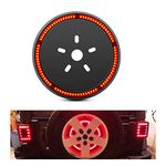 Nilight Spare Tire Brake Light Wheel Light 3rd Third Brake Light Rear lights for Wrangler 2007-2018 JK JKU YJ TJ Red Light