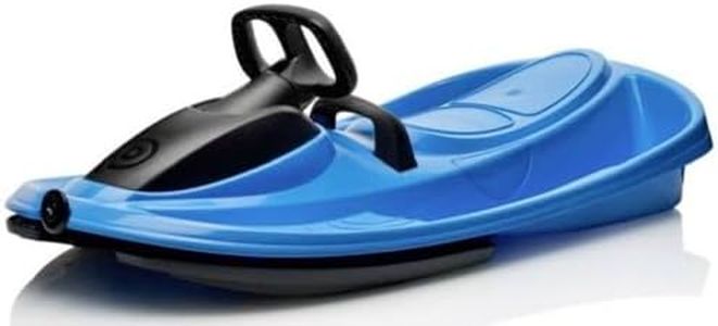 Gizmo Riders Lenkschlitten Steerable Sledges Stratos Luge de Direction Enfants, Bleu électrique, Taille Unique