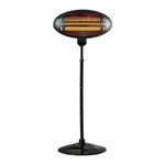 STATUS Outdoor Electric Heater | 2000W Electric Patio Heater | Black Stainless Steel | HOPH-2000W1PKB