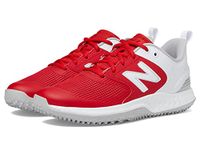 New Balance Women's Fresh Foam Velo V3 Turf-Trainer Softball Shoe, Red/White, 9
