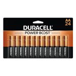 Duracell - Coppertop Aa Batteries - 24 Count - Long Lasting, All-purpose Double Aa Battery for Household and Business - Alkaline Batteries