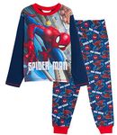 Marvel Boys Spiderman Pyjamas Navy 5-6 Years