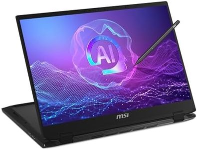 MSI Summit A16 AI+ A3HMTG-046AU Business & Productivity Laptop, 16'' QHD Touchscreen, AMD Ryzen™ AI 9 365 Processor, AMD Radeon™ Graphics, LPDDR5x 32GB, 2TB SSD, Windows11 Home, Ink Black