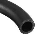 uxcell 25mm(1 Inch) ID Fuel Line Hose, 36mm OD 5ft Black Oil Hose for Small Engines