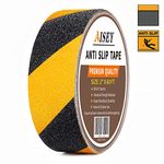 Anti Slip Tape for Stairs Outdoor 2 Inch X 60 Foot - Non Slip Stair Treads Traction Grip Tape for Steps Yellow/Black