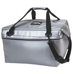 AO Coolers Unisex Carbon Cooler Bag for 48 Cans, Silver, One Size