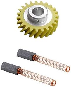 Food Processor Replacement Parts Set Motor Charcoal and Gear Worm Gear for Kitchenaid Food Processors with Tilting Motor Head (Artisan, Ultra, Classic)