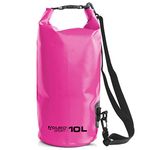 Aduro Waterproof Phone Bag Floating Lightweight Waterproof Bag - Ideal Dry Bags for Kayaking, Rafting, Boating, Swimming, Camping, Hiking, Beach, Fishing, and Backpacking - 10L - Pink