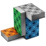 SKURA STYLE S Sponge Set - Modern, Odor-Free Cleaning Sponges with Non-Abrasive Scouring Pad for Dishes & More Orange,blue,green,grey 4 Sponges