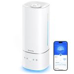 GoveeLife Smart 6L Humidifiers for Home Large Room, Top Fill Coll Mist Humidifiers for Bedroom Last Up to 40H, Dual 360° Rotation Nozzles, Voice Control, WiFi Essential Oil Diffuser for Baby, Plants