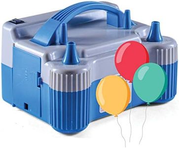 Prextex Portable Balloon Pump Powerful Electric Air Blower Dual Nozzle Balloon Inflator for Fast and Easy Bulk Balloons Filling for Event and Party Decoration - Balloon Pump Electric (800W, 110V)