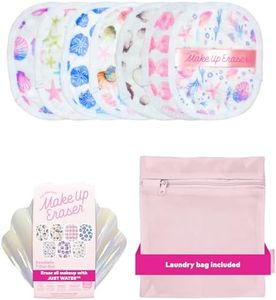 The Original MakeUp Eraser 7-Day Set, Erase All Makeup with Just Water, Including Waterproof Mascara, Eyeliner, Foundation, Lipstick, Sunscreen, and More! Seashells, 7ct.