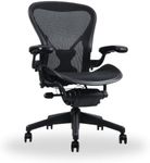 Aeron Herman Miller Office Chair| Rear and Forward Tilt Limiter| Adjustable Arms| Adjustable Posture Fit Back Support| Renewed
